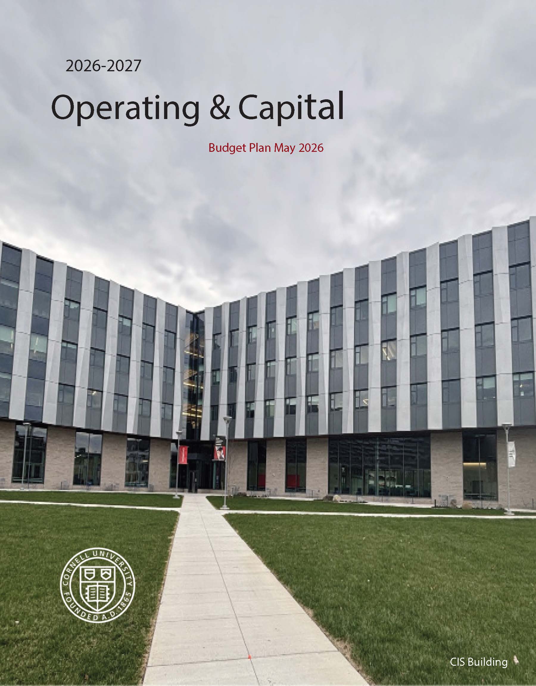 2026-2027 Operating And Capital Plan Cover
